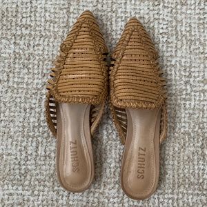 Schutz Woven Mules Size 5
